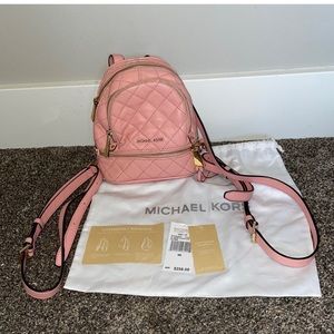 Michael kors mini backpack